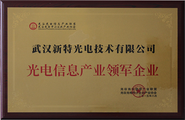 新特光電榮獲光電信息產(chǎn)業(yè)領(lǐng)軍企業(yè)獎