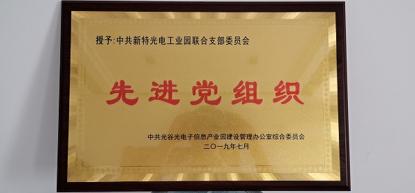 不忘初心，牢記使命--新特光電工業(yè)園聯(lián)合支部委員會(huì)受到表彰