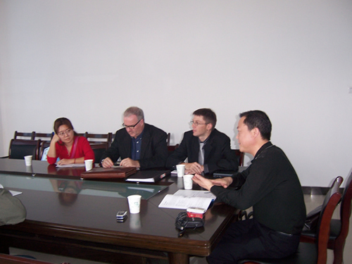 英國古奇·休斯古公司總裁訪問我司