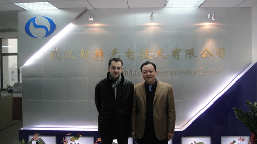 法國Grot博士來我司做技術(shù)支持指導(dǎo)