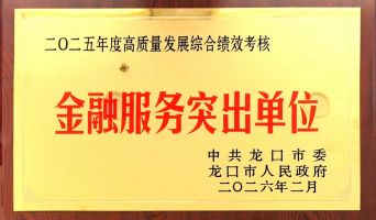 深耕龍口，服務(wù)地方——平安產(chǎn)險(xiǎn)龍口支公司獲評(píng)“龍口市金融服務(wù)突出單位”
